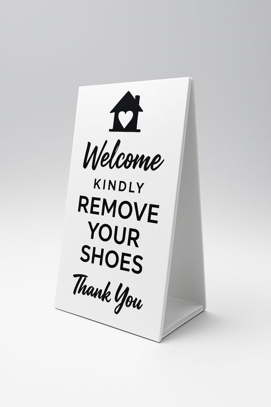 Remove Your Shoes Tent