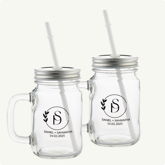Custom Mason Jars - 12oz