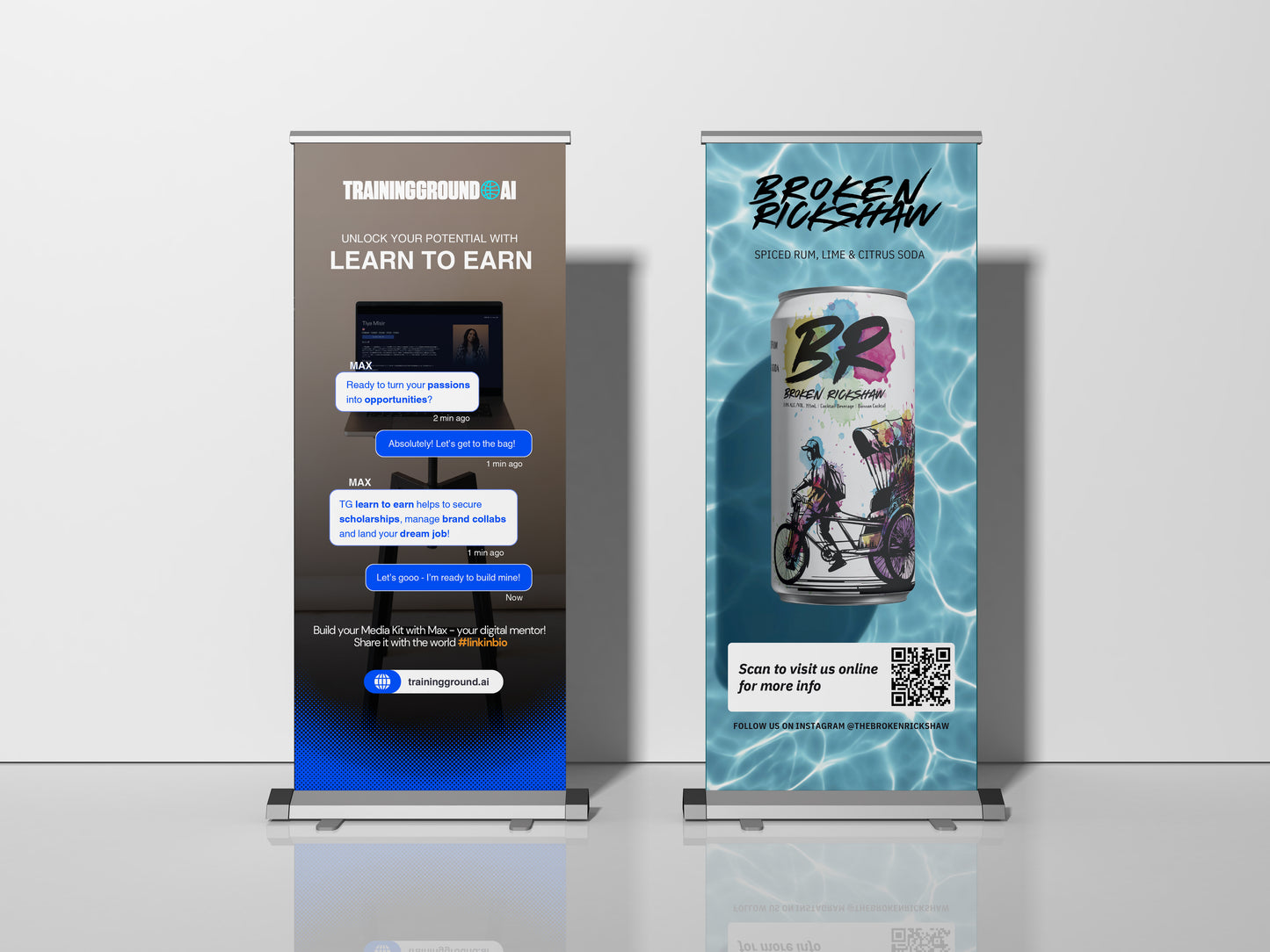 Retractable Stand-Up Banners