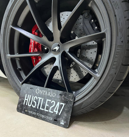 Custom Carbon Show Plates
