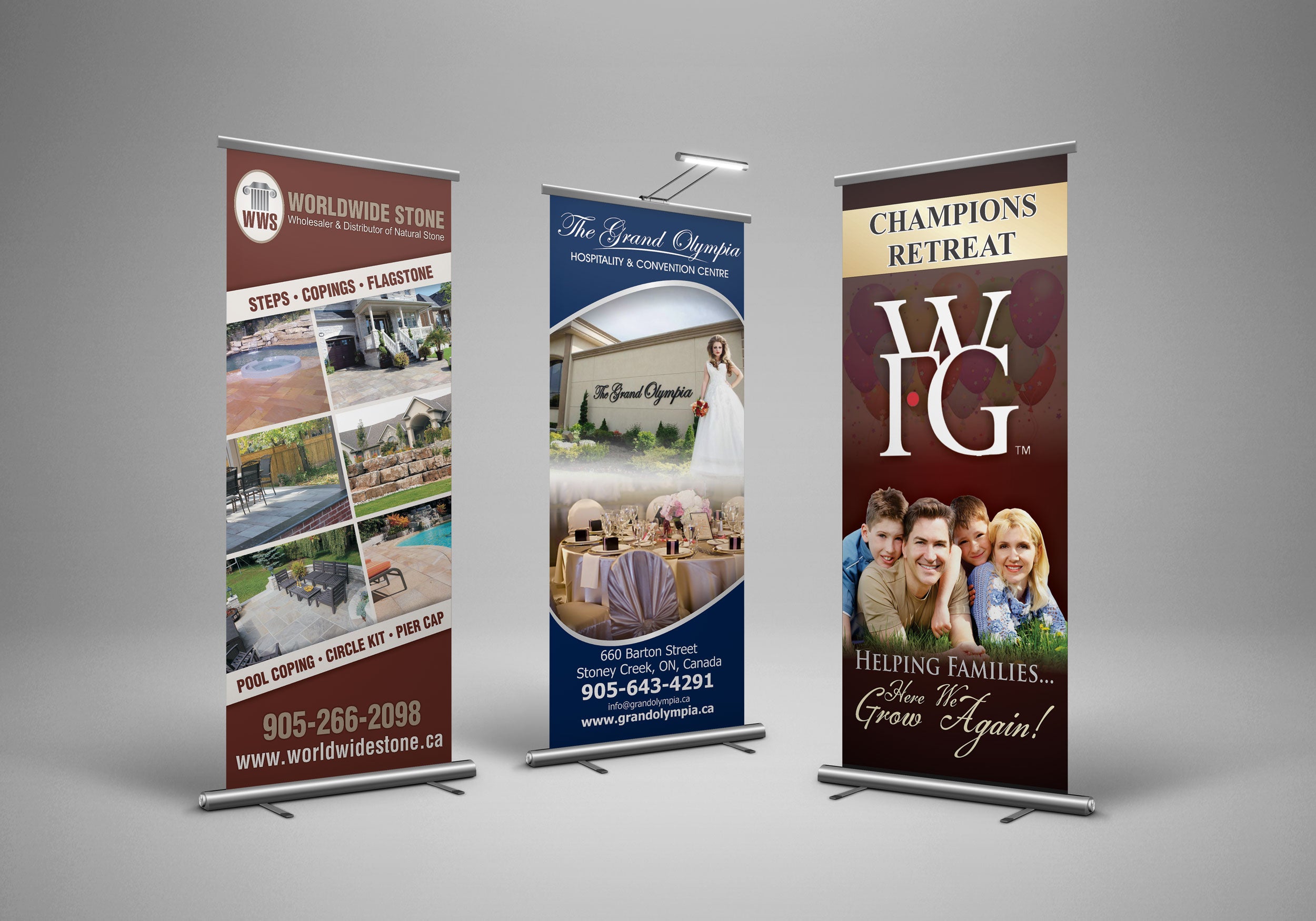 Retractable Stand-Up Banners – Media Arts & Graphics