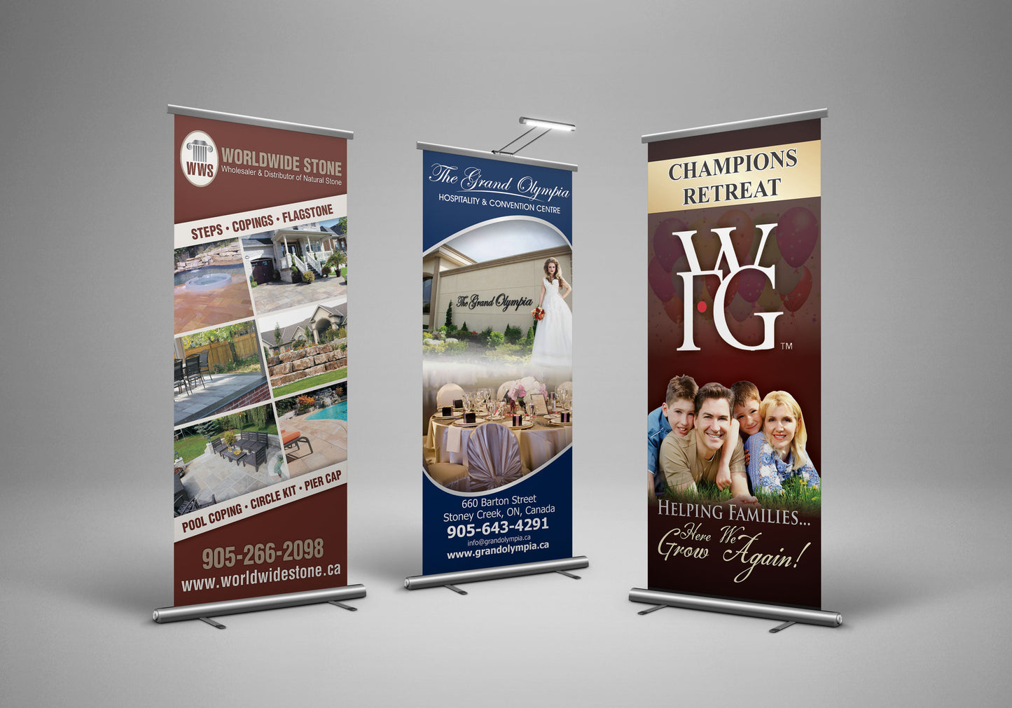 Retractable Stand-Up Banners