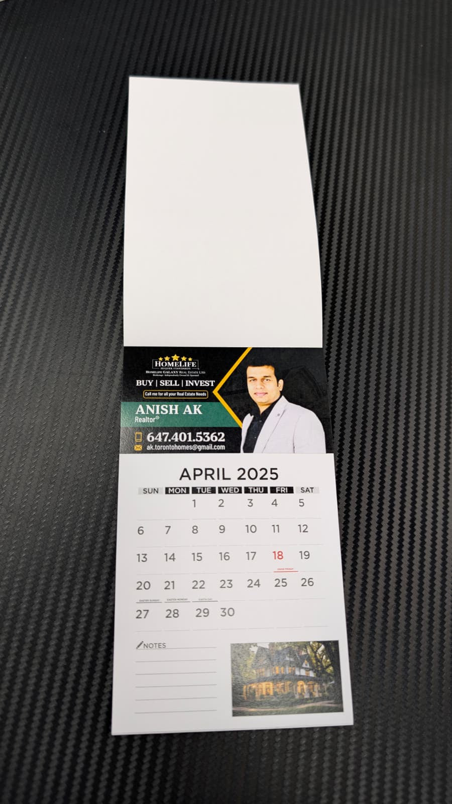 Custom Magnet Calendars - Flip Style